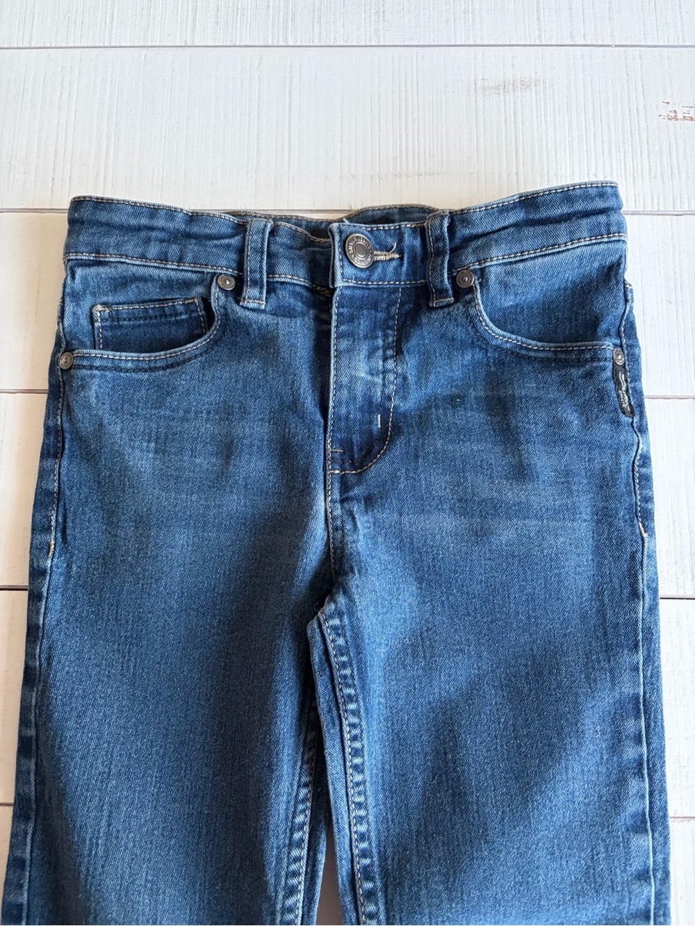 Silver Jeans Co. 5-Pocket Medium Wash Kids Blue Jeans Boys 6 - Picture 6 of 12